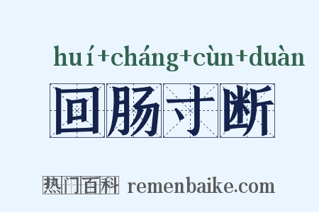 回肠寸断是什么意思的图片